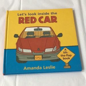 COPY - Let’s Look inside the Red Car, rare hardcover vintage , excellent